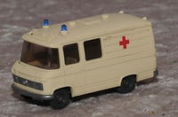 Modelbil, HM-BIL-Ambulance-Wiking Mercedes Ambulance,