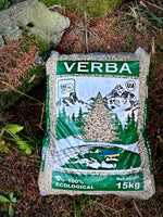 FRI LEVERING - VERBA Træpiller 900kg/15kg sække