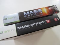 Mass Effect og Mass Effect 3 Collectors bokse, Xbox 360
