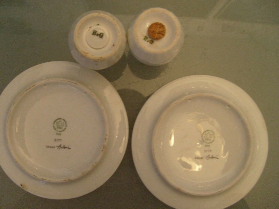Porcelæn, Bordskåner, B&G