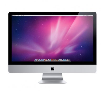 iMac, 27” SSD late 2010 , 2,8 ghz i7 GHz, 4 GB ram, 370 GB harddisk, God, Ombygget. DVD drev fjernet
