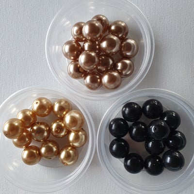 Perler, Stenboden 14mm voksperler, Originale gamle perler fra Stenboden. 

Bøtter medfølger IKKE. In