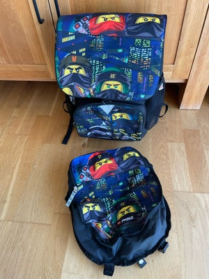 Skoletaske, LEGO, Bliv klar til skolestart med denne seje LEGO Optimo Ninjago skoletaske med tilhøre