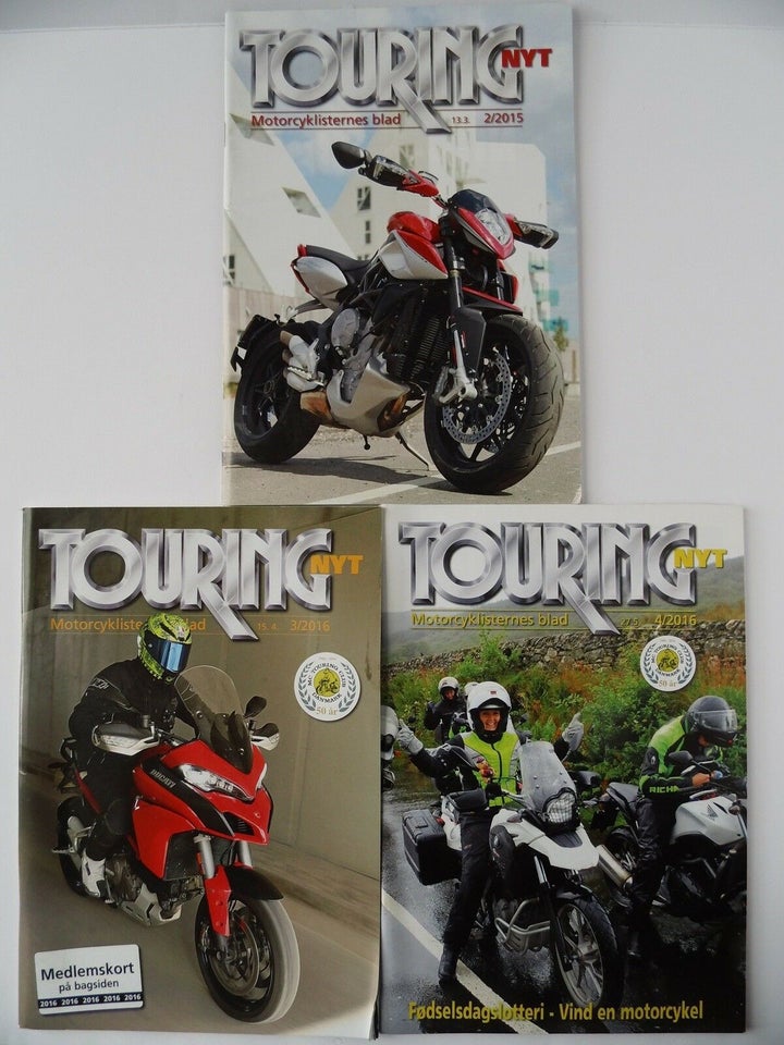 Touring - 5,00 kr/stk., emne: motorcykler