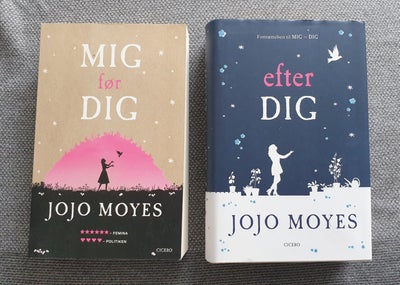 Mig før dig / efter dig, Jojo Moyes, genre: romantik, Sælges samlet
Super flot stand (næsten som nye
