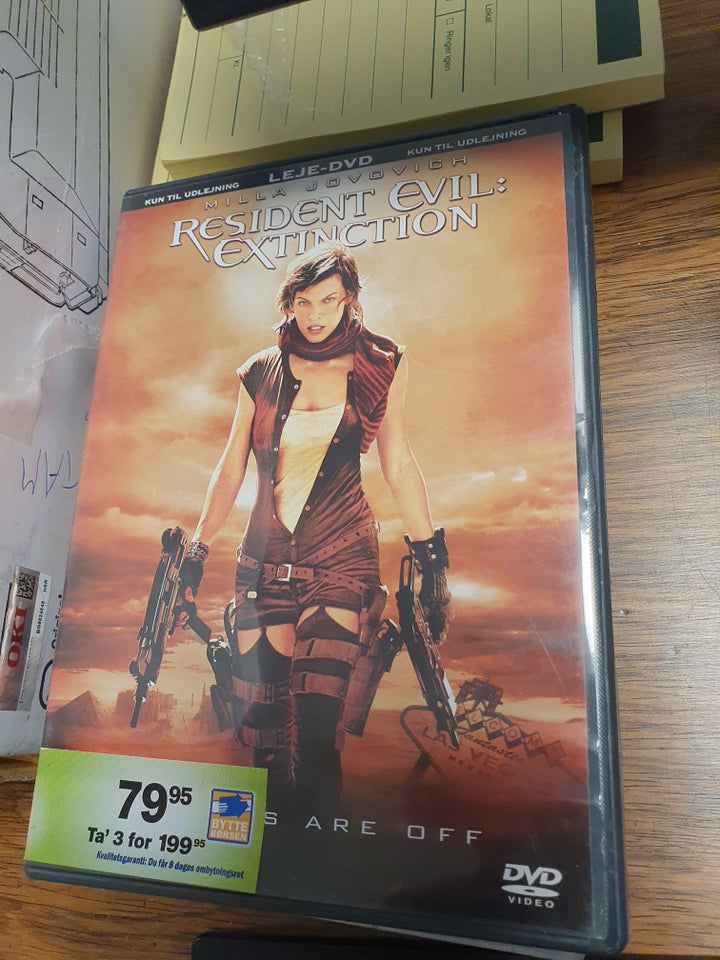 Resident Evil Extinction, DVD, science fiction