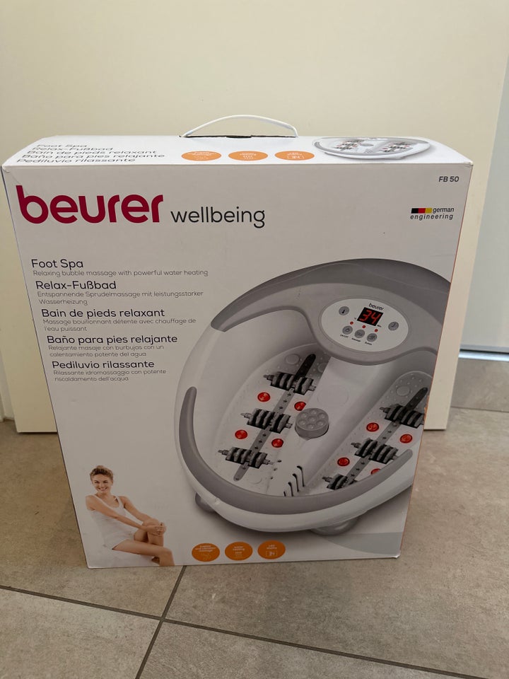 Wellnessprodukter, Beurer FB 50 Luksus Fodspa, Beurer