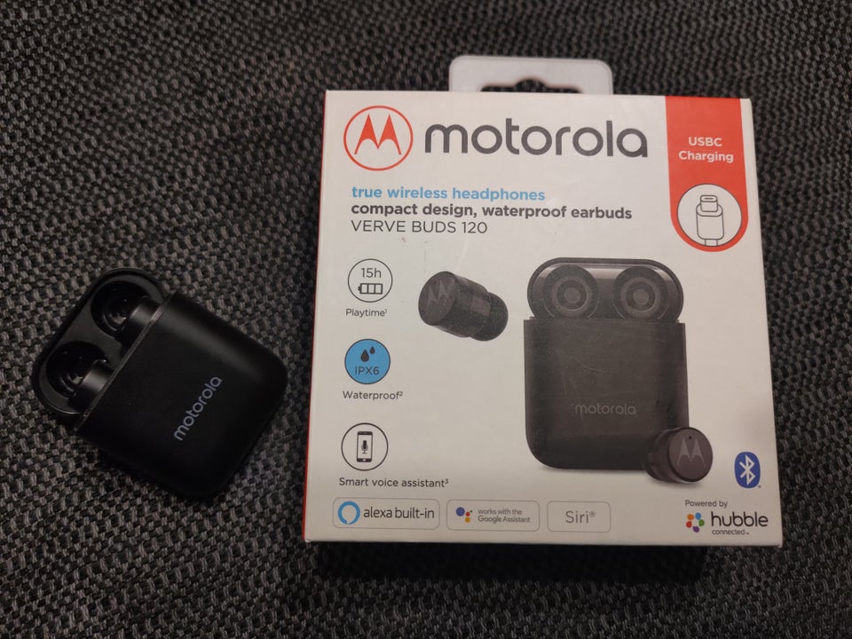 Bluetooth headset t. Motorola Verve Buds 120 dba K b og