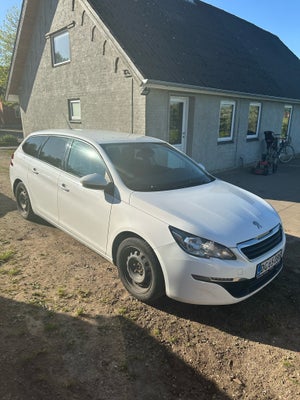 Peugeot 308, Diesel, aut. 2016, km 245000, hvid, træk, klimaanlæg, aircondition, ABS, airbag, 5-dørs