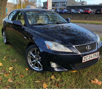 Lexus IS250, 2,5 aut., Benzin, aut. 2007, km 330000, blåmetal, klimaanlæg, ABS, airbag, 4-dørs, cent