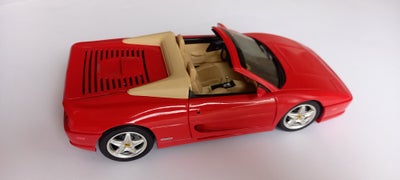 Modelbil, Ferrari  F355 Spider, skala 1/18, Ferrari F355 Spider, skala 1/18, fra Hot Wheels rød med 