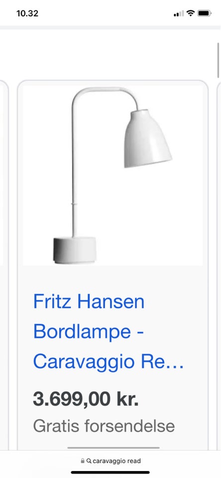 Skrivebordslampe, Fritz Hansen