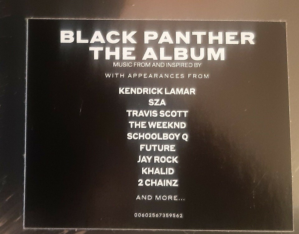 LP, Kendrick Lamar + more, Black Panthers
