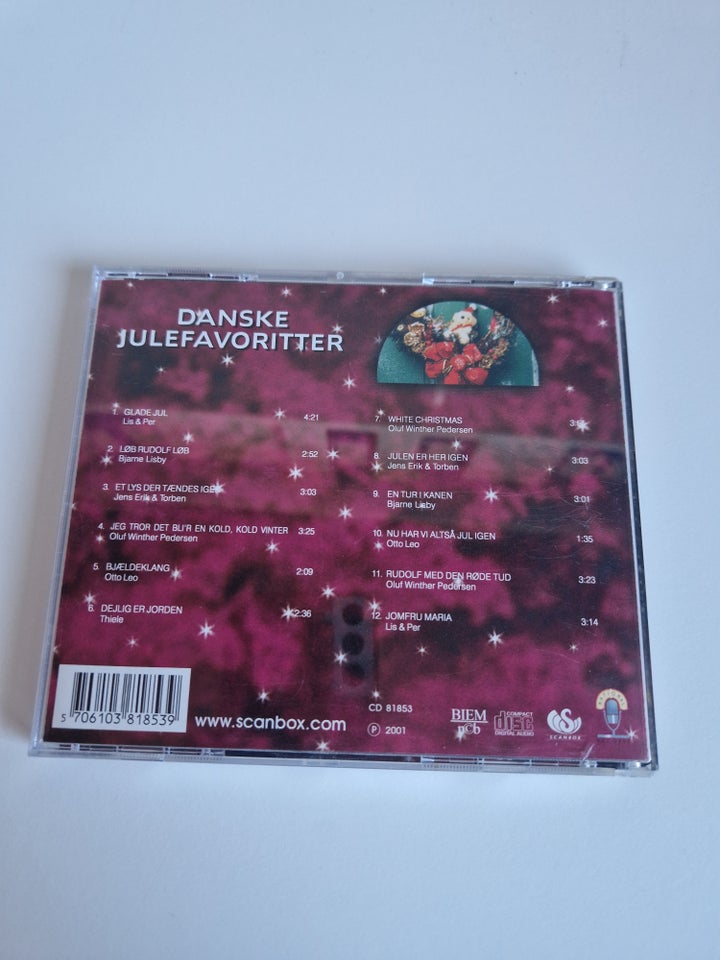 Various / Diverse: CD : Danske Julefavoritter, andet