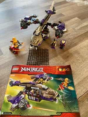 Lego Ninjago, 70746, Condrai Copter Attack
I pæn stand. 
Komplet – men uden æske
Byggevejledninger m
