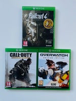 COD Overwatch og Fall Out, Xbox One