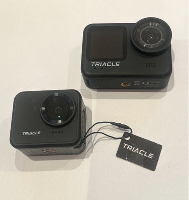 Action camera  , digitalt, Triacle, Perfekt, Jeg sælger disse TRIACLE Action kameraer, da jeg ikke f