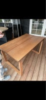 Spisebord, Egetræsfiner, brun bejdse