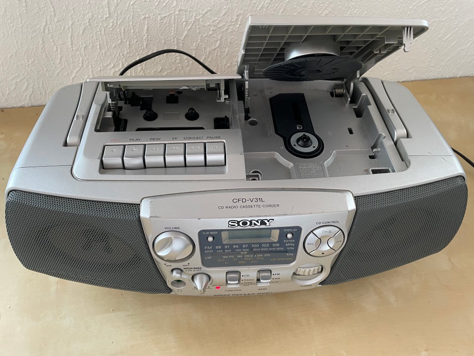 Båndoptager, Sony, CD’s u31l