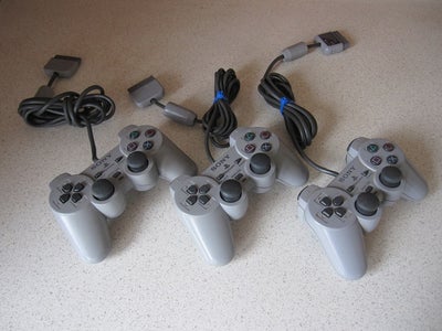 Playstation 1, Joystick, Perfekt, 
- Original SONY
- ALU,
- Som billederne viser.
- 4stk haves - pri