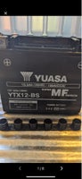 Yuasa Ytx12-bs årg. 2024: mc batteri. Købt i marts 2024 og