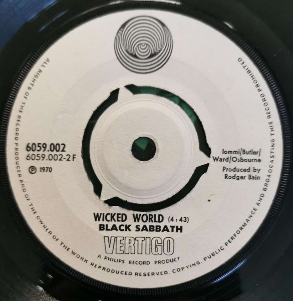 Single, Black Sabbath, Evil Woman/Wicked World