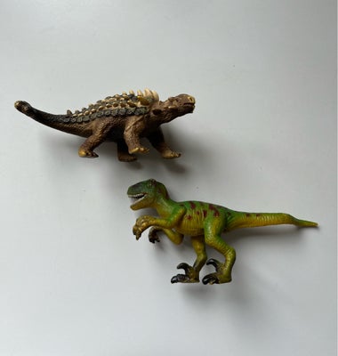 Figurer, Dinosaur, Schleich, Brugte men fine. Måler ca. 11 cm. fra halespids til mund. 
Pris er pr. 
