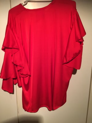Bluse, Karmamia, str. 42, Rød, Næsten som ny, Rød Karmamia bluse med flæser på ærmer brugt 1 gang so
