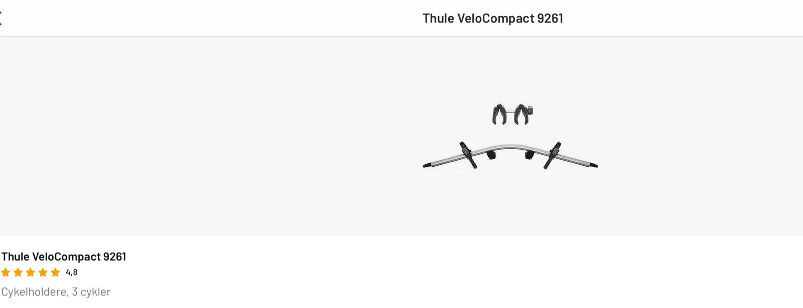 Thule Velocompact 927 + 1 Bike Adapter, Thule