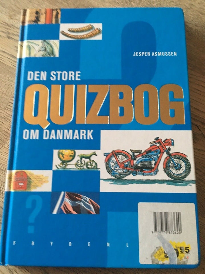 Den store Quizbog om Danmark, Jesper Asmussen, emne: hobby
