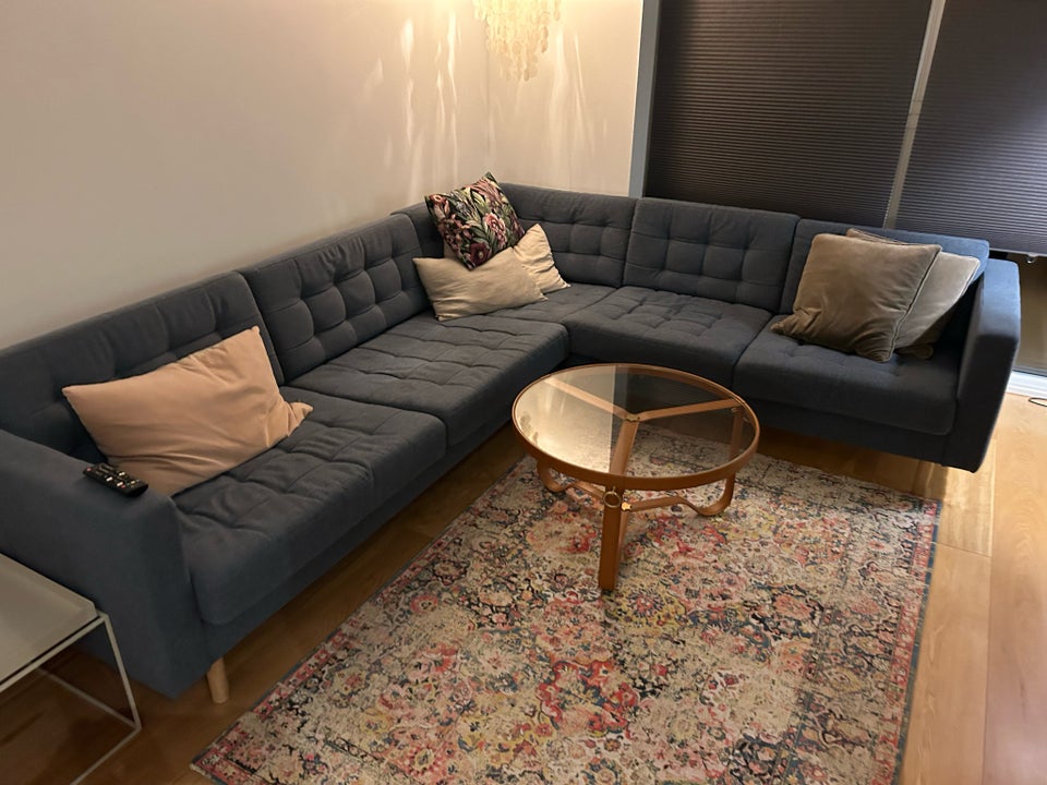 5 Pers sofa fra Ikea Landskrona blå stof , Landskrona