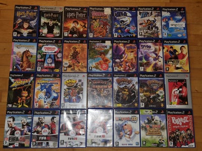 Ps2 spil, børnespil, PS2, Generelt god stand og komplette, enkelte kan have overfladisk ridser, og b