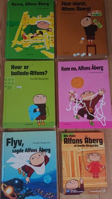 Alfons Åberg, Gunilla Bergstrøm, Samlet pris / 6 stk Alfons Åberg / læseglæde / retrobarn / 5 bøger 
