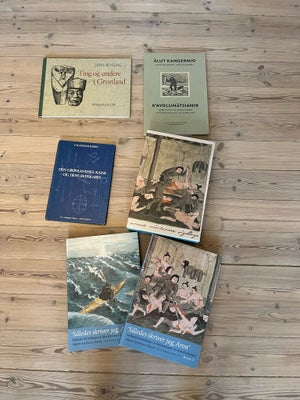 Fire værker om Grønlandsk kultur  , Per Scavenius, Jens Rosimg, H.J Rink, emne: historie og samfund,
