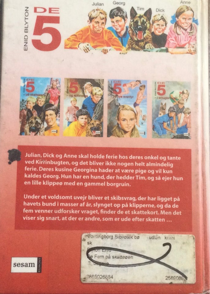 De Fem På Skatteøen Enid Blyton Dbadk Køb Og Salg Af Nyt Og Brugt 2547