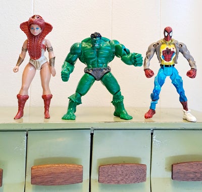 Figurer, Actionfigur  . Motu . Hulk, Figurer, Figurer  . Retro legetøj  . Actionfigur  . Masters of 