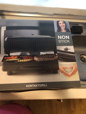 Bordgrill, Super smart bordgrill som blot sættes i stikkontakten - nem at bruge og rengøre 

Brugt t