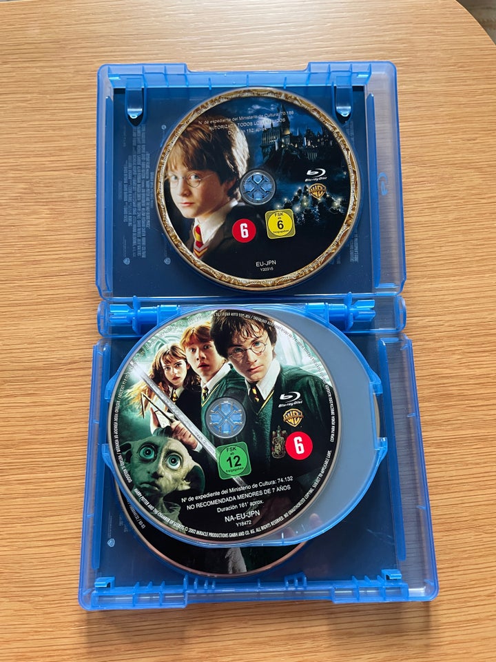 Harry Potter filmsæt, Blu-ray, familiefilm