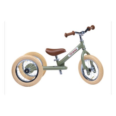 Unisex børnecykel, løbecykel, andet mærke, TRYBIKE - Balancecykel, Tre Hjul, Vintage Grøn
Både laves