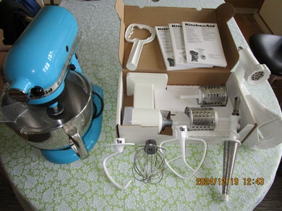 Røremaskine, Kitchen Aid., Super flot Kitchen Aid røremaskine. Brugt minimalt med vippehoved 4,7 L
D