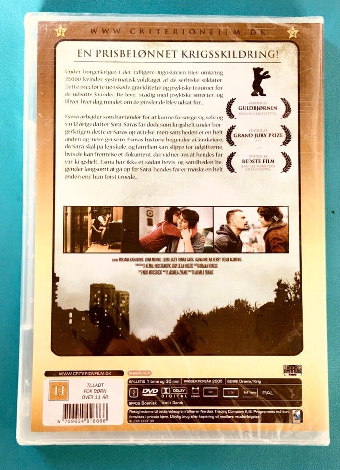 [NY] Sarajevo/Håbets Sang (Jugoslavien) , DVD, drama
