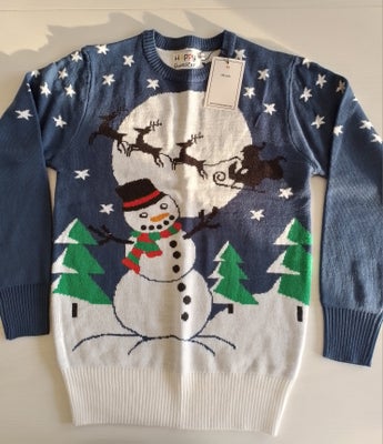 Trøje, Juletrøje, Happy sweater, str. 158, Fin juletrøje i str. 158, 100 % Acryl. Aldrig brugt. Afhe