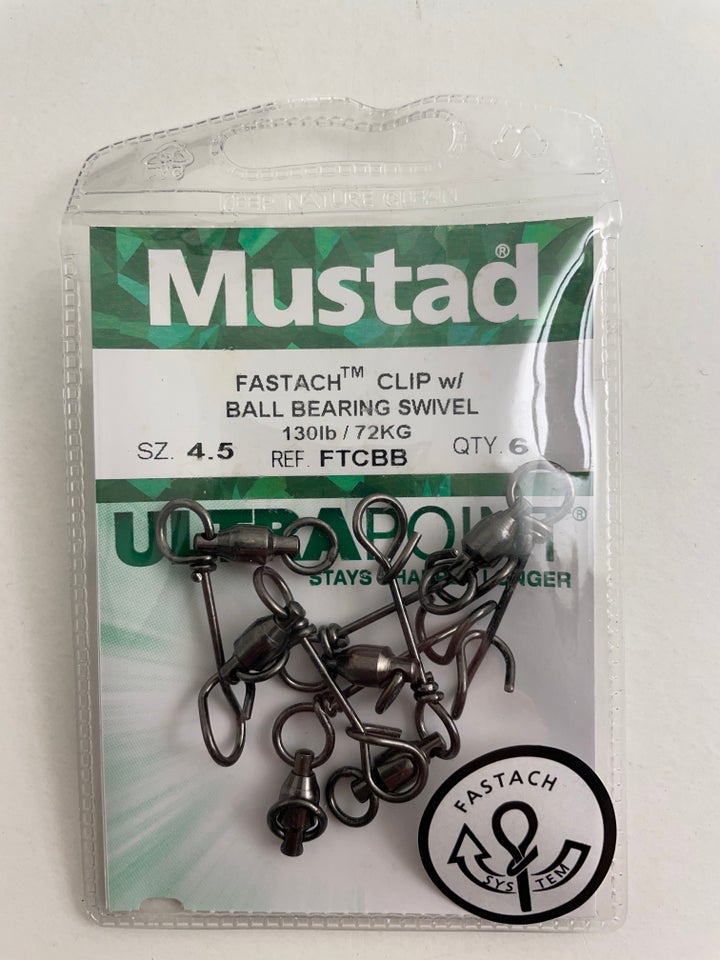 Fiskekrog, Mustad