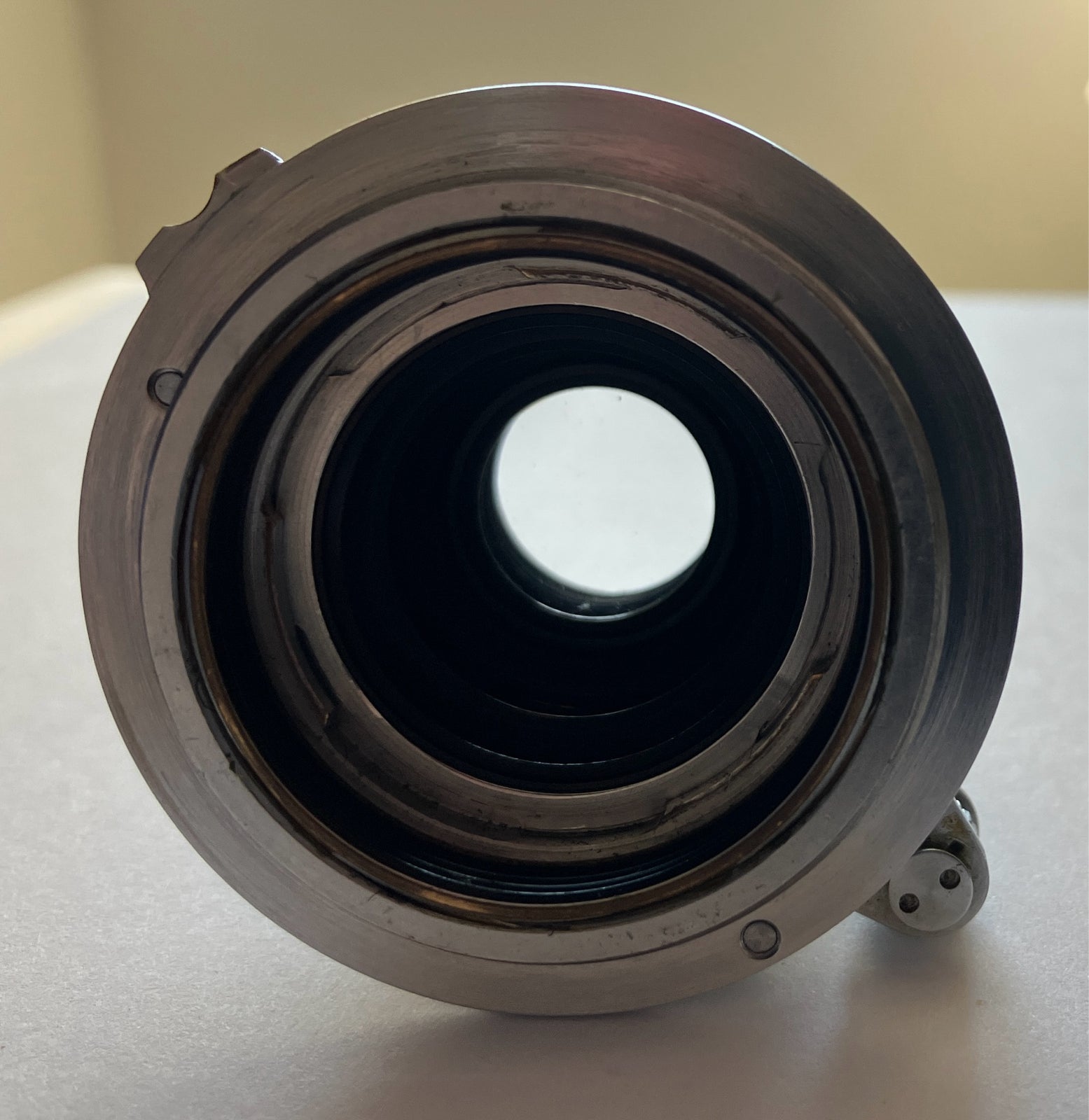 Leica normal objektiv., Leica, Elmar 50mm f=5cm 1:3.5 red