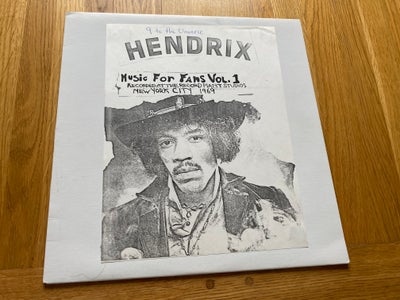 LP, JIMI HENDRIX, Music for Fans Vol. 1, Rock, Tidlig boot fra USA m. Nine to the Universe på QCS-14