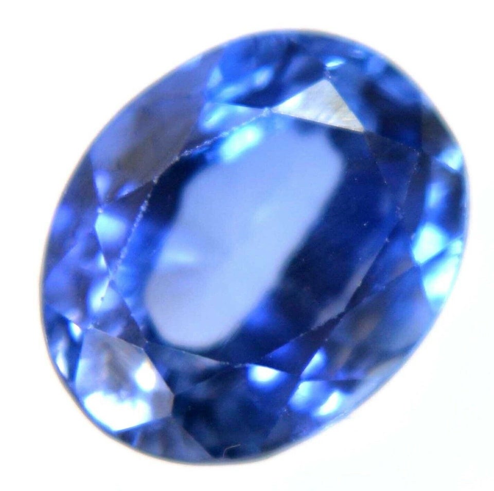 Andet smykke, ædelsten, 5.20Ct safir SriLanka blå