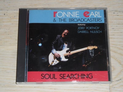 RONNIE EARL & THE BROADCASTERS: SOUL SEARCHING, blues, 1988 BLACK TOP Records BT 1042
cd er ex- se b