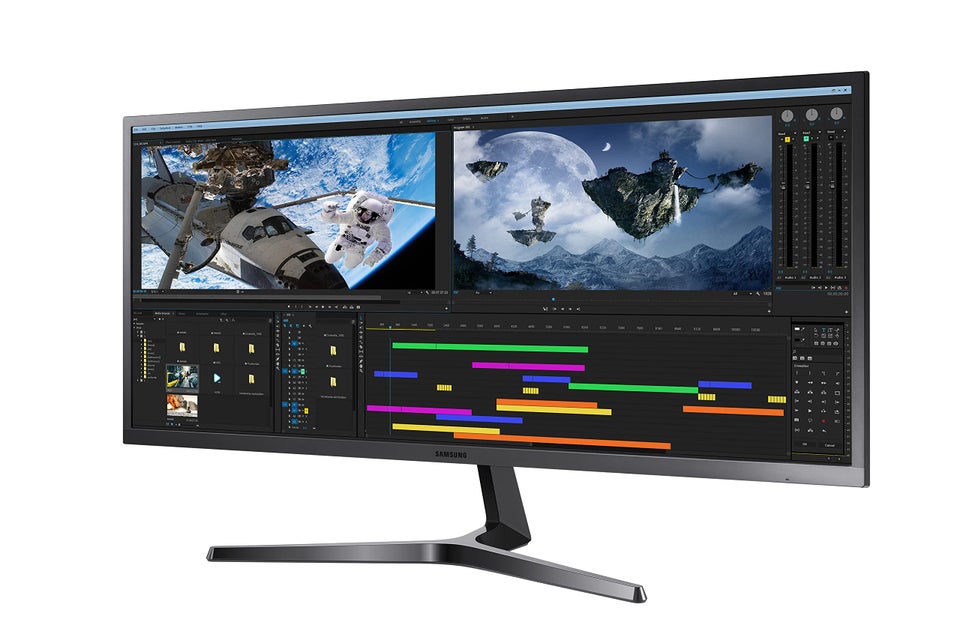 Samsung Ultrawide 4K 75Hz (3440 x 1440) SJ55W 34" ,