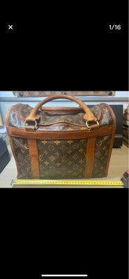 Anden håndtaske, Louis Vuitton, læder, Super lækker vintage Boston håndtaske i det kendte Monogram d