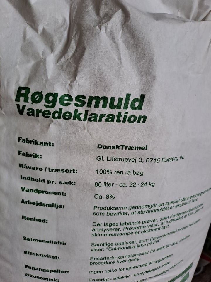 Andet, Røgesmuld-dansk træmel